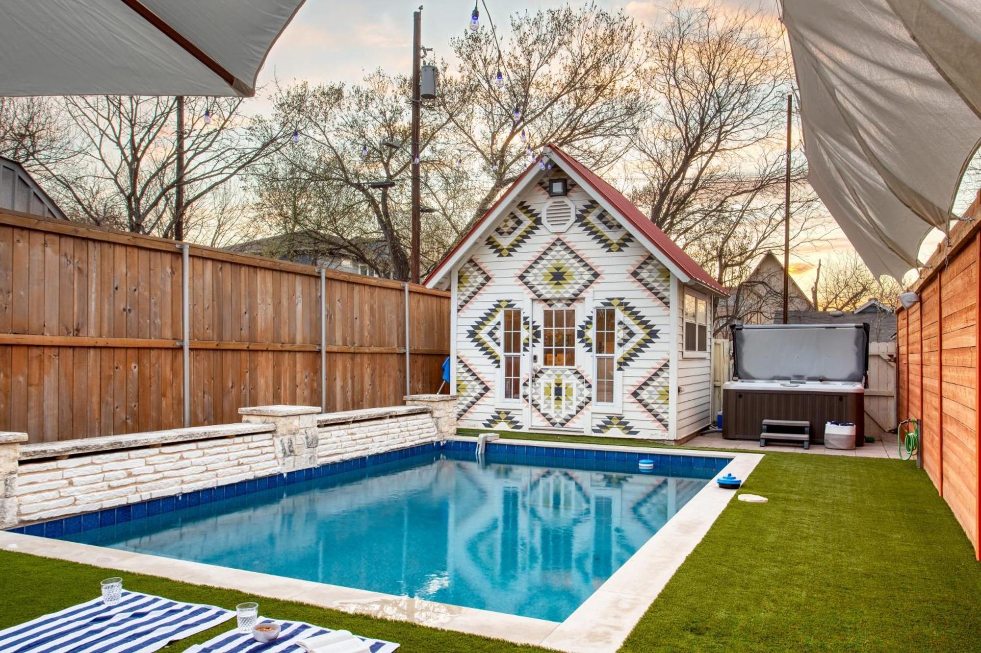 Ramsey By Avantstay Modern Character Home In Austin W Pool Exterior photo